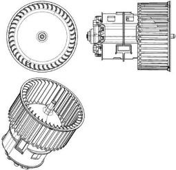 Interior Blower MAHLE AB183000P