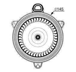 Interior Blower MAHLE AB261000P