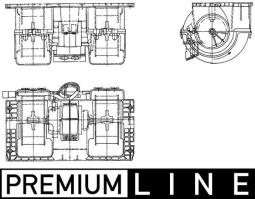 Interior Blower MAHLE AB276000P