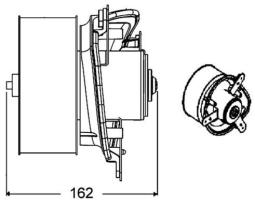 Interior Blower MAHLE AB275000P