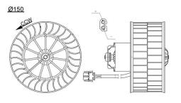 Interior Blower MAHLE AB44000S