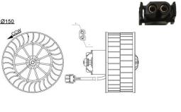 Interior Blower MAHLE AB44000S