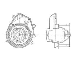 Interior Blower MAHLE AB54000P