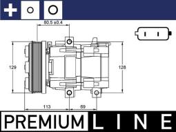 Compressor, air conditioning MAHLE ACP101000P