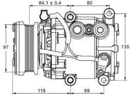 Compressor, air conditioning MAHLE ACP1066000S