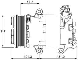 Compressor, air conditioning MAHLE ACP1330000P