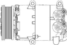 Compressor, air conditioning MAHLE ACP1366000P