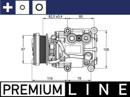 Compressor, air conditioning MAHLE ACP22000P