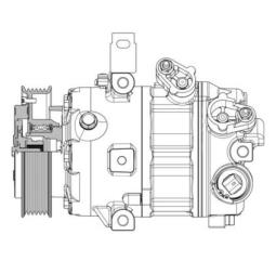 Compressor, air conditioning MAHLE ACP634000P