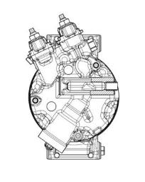 Compressor, air conditioning MAHLE ACP654000P