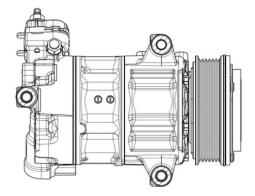 Compressor, air conditioning MAHLE ACP654000P