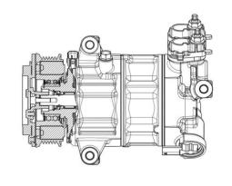 Compressor, air conditioning MAHLE ACP654000P