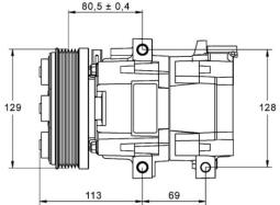 Compressor, air conditioning MAHLE ACP88000P