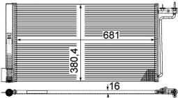 Condenser, air conditioning MAHLE AC29000P