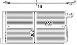 Condenser, air conditioning MAHLE AC29000S