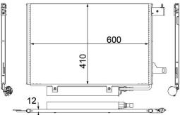 Condenser, air conditioning MAHLE AC370000P