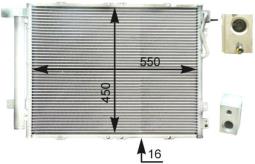 Condenser, air conditioning MAHLE AC429000P