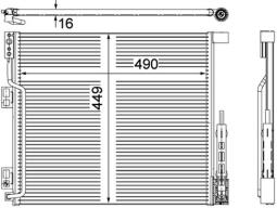 Condenser, air conditioning MAHLE AC570000P