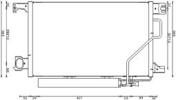 Condenser, air conditioning MAHLE AC662000S