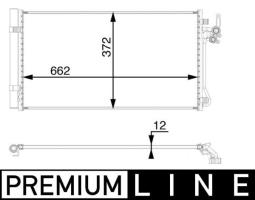 Condenser, air conditioning MAHLE AC65000P