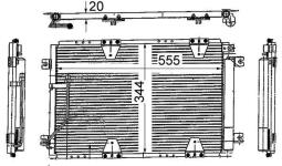 Condenser, air conditioning MAHLE AC713000S