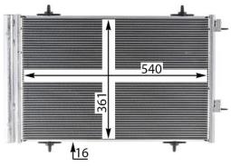 Condenser, air conditioning MAHLE AC735000P