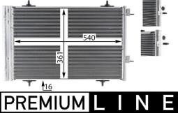 Condenser, air conditioning MAHLE AC735000P