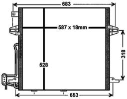 Condenser, air conditioning MAHLE AC756000P