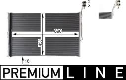 Condenser, air conditioning MAHLE AC777000P