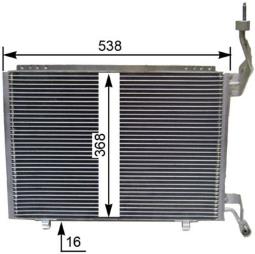 Condenser, air conditioning MAHLE AC847000S