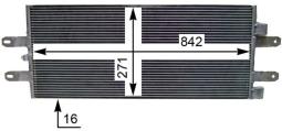 Condenser, air conditioning MAHLE AC854000S