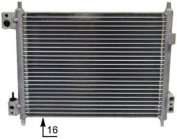 Condenser, air conditioning MAHLE AC856000S