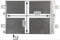 Condenser, air conditioning MAHLE AC858000P