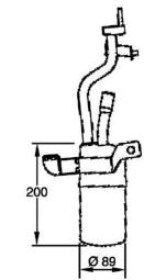 Dryer, air conditioning MAHLE AD251000P