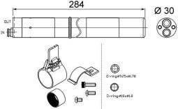 Dryer, air conditioning MAHLE AD251000S