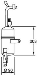 Dryer, air conditioning MAHLE AD257000P