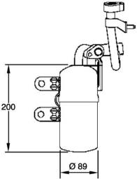 Dryer, air conditioning MAHLE AD280000P