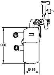 Dryer, air conditioning MAHLE AD281000P