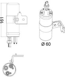 Dryer, air conditioning MAHLE AD6000P