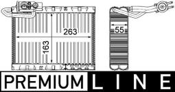 Evaporator, air conditioning MAHLE AE126000P