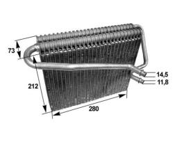 Evaporator, air conditioning MAHLE AE47000S