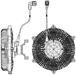 Clutch, radiator fan Mahle CFC219000P