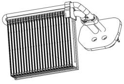 Evaporator, air conditioning MAHLE AE99000P