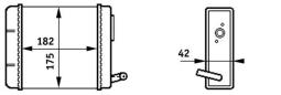 Heat Exchanger, interior heating MAHLE AH150000S