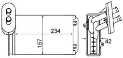 Heat Exchanger, interior heating MAHLE AH181000S