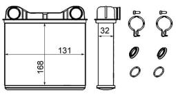 Heat Exchanger, interior heating MAHLE AH238000S