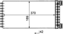 Heat Exchanger, interior heating MAHLE AH50000P