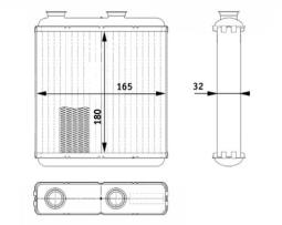 Heat Exchanger, interior heating MAHLE AH81000P