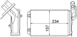 Heat Exchanger, interior heating MAHLE AH99000S