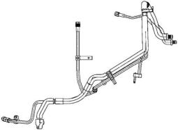 High-/Low Pressure Line, air conditioning MAHLE AP135000P